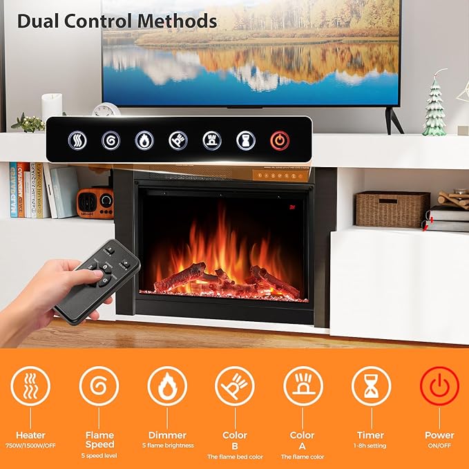 59" Electric Fireplace TV Stand