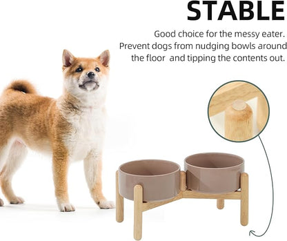 Ceramic 6.1inch Raised Dog Bowl