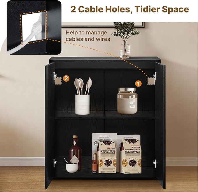 31.5" Sideboard Buffet Cabinet