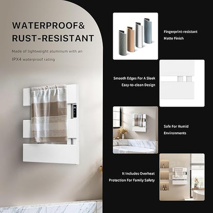 Electric Heated Towel Warmer Rack