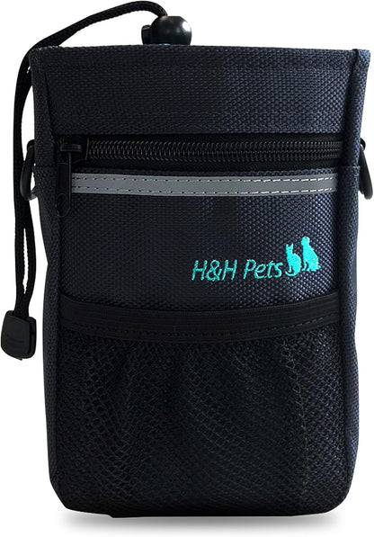 H&H Pets Dog Treat Pouch with Shoulder Strap, Waste Bag Dispenser, Dog Treat Pouch, Training Accessories