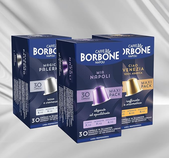 Caffè Borbone Variety Pack Aluminum Capsules Compatible