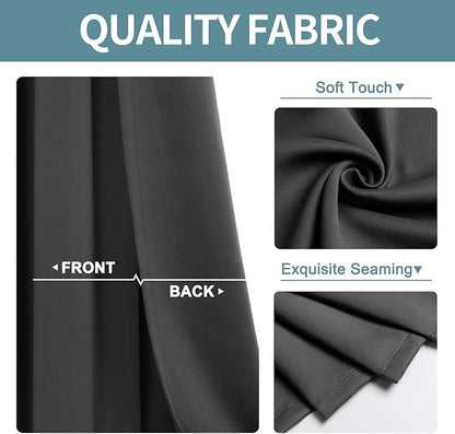 ChrisDowa Grommet Blackout Curtains