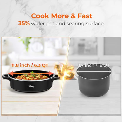 Rosewill 12.7 QT Electric Hot Pot Slow Cooker