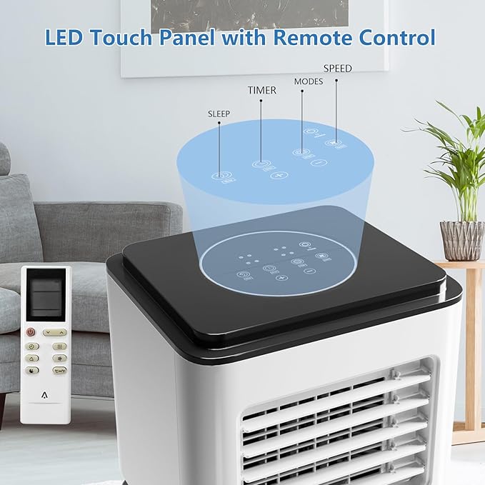 Portable Air Conditioners, 8000 BTU Cooling Capacity