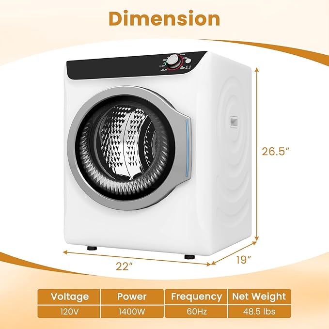 Auertech 2.6 CU. FT. Portable Dryers