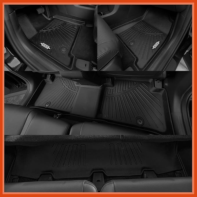 Floor Mats Fit for 2024 2025 Lexus TX350 TX550h+ 6 Seats Second-Row Captain's Chairs Floor Mats & Trunk Mat with Backrest Mats and 2nd Backrest Mats Replacement for Lexus TX Accessories