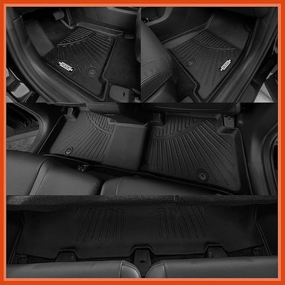 Floor Mats Fit for 2024 2025 Lexus TX350 TX550h+ 6 Seats Second-Row Captain's Chairs Floor Mats & Trunk Mat with Backrest Mats and 2nd Backrest Mats Replacement for Lexus TX Accessories
