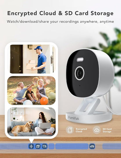 2K Security Camera, Outdoor/Indoor