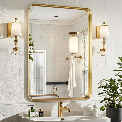 Fabuday Gold Bathroom Mirror