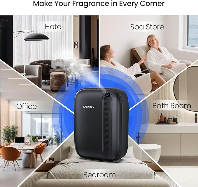 Waterless Diffuser, Hotel Scent Diffuser-Smart APP Control-400mL Capacity Up to