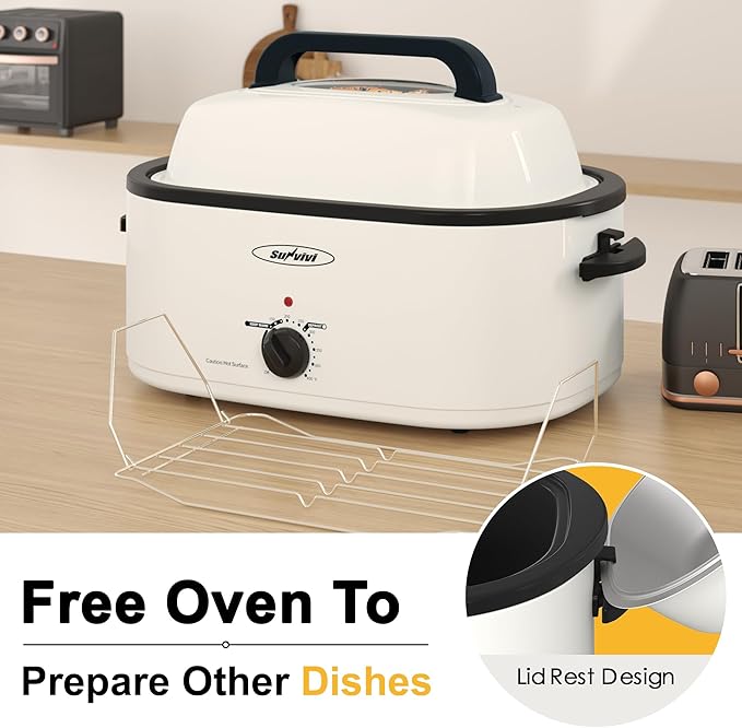 Sunvivi Roaster Oven, Electric Roaster Oven