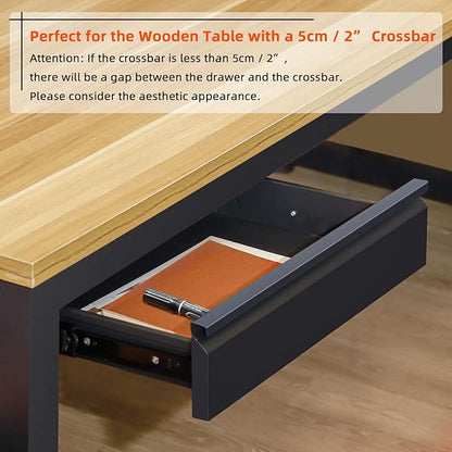 Under Desk Drawer 18", Pull-out Storage Organizer