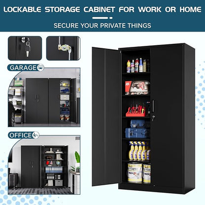 MIIIKO Metal Storage Cabinet
