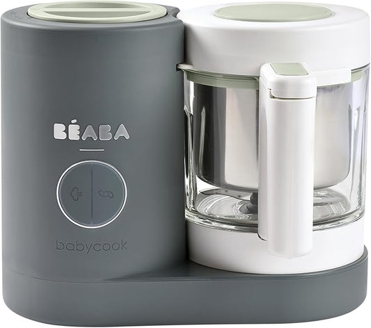 BEABA Babycook Neo Baby Food Maker | Non-Toxic Glass & Stainless Steel |