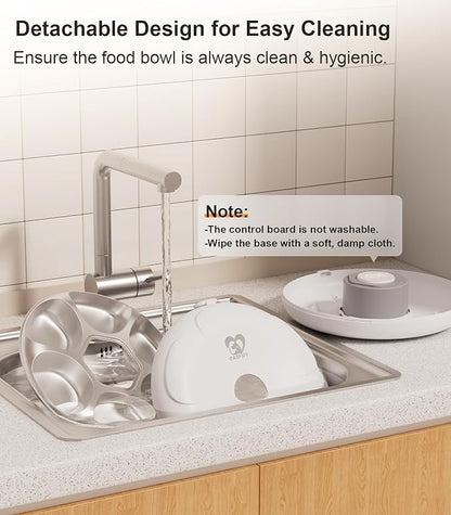 Casfuy Automatic Cat Feeder Cordless