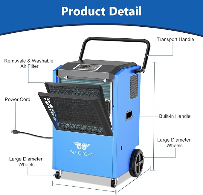 240 Pints Commercial Dehumidifier