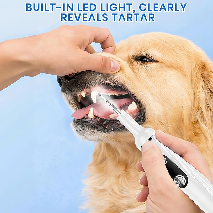 Dog Plaque Remover for Teeth, Pet Tooth Cleaner