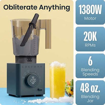 Chefman Obliterator 48 oz Countertop Blender
