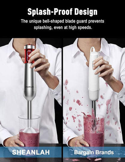 Powerful Immersion Blender handheld, 2025 New Update Hand Blender,