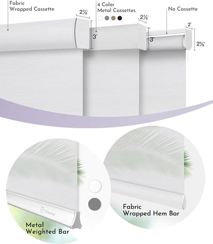 Graywind Motorized Light Filtering Shades Compatible