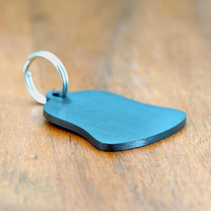 Ultra Joys Cat ID Tag Personalized Pet Tags, Durable Stainless Steel Small Pet Mini Dog Cat Tag Lightweight - Bell Tag in Black