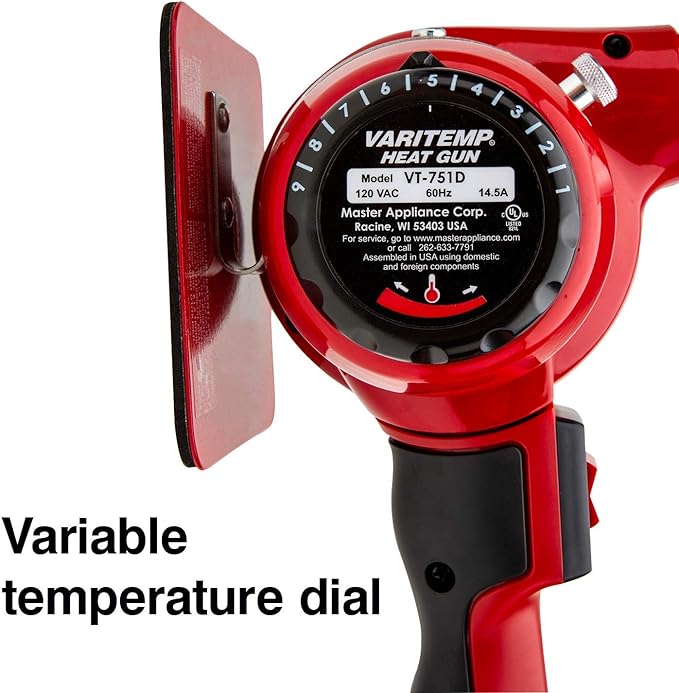 Master Appliance VT-751D Industrial Heat Gun, Quick Change Plug-In Heating
