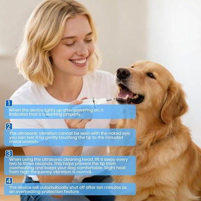Dog Plaque Remover for Teeth, Pet Tooth Cleaner