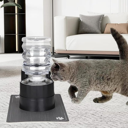 RIZZARI Automatic Cat Water Dispenser: Large 5L Black