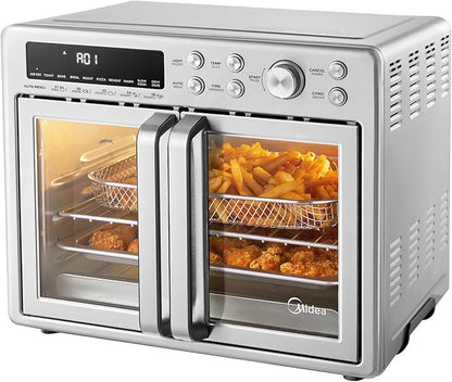 Midea Flexify French Door Toaster Oven Air Fryer Combo, 26.4 QT, Extra Large