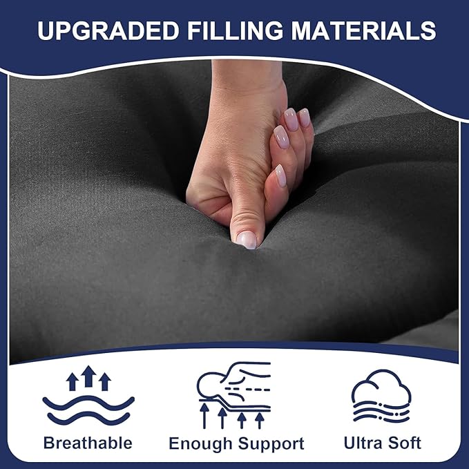 BEYTLYE Japanese Floor Mattress,Thicken Japanese Floor Sleeping Pad Foldable,Roll Up Tatami Mat Easy to Store and Portable,Futon Mattress Suitable for Camping and Guest Room (Green, Full (80" X 47"))