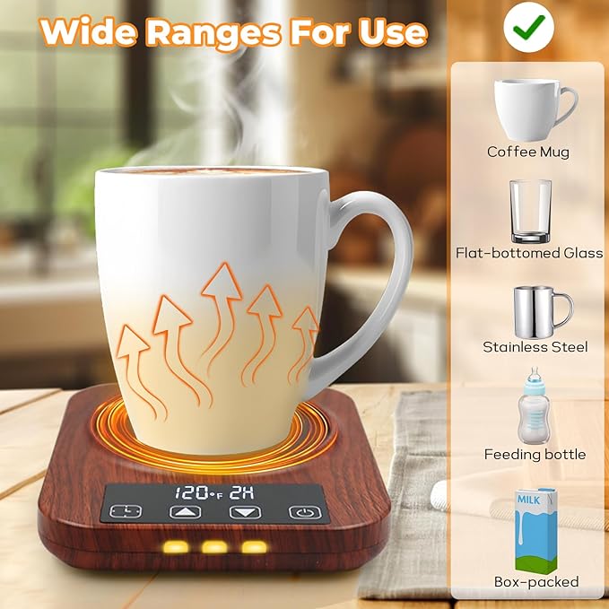 Coffee Mug Warmer Set for Desk