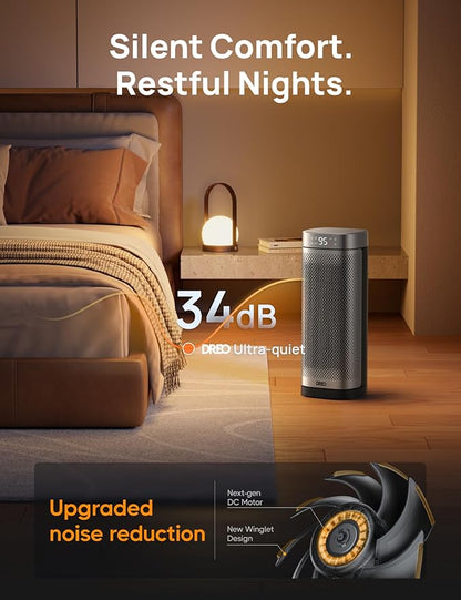 DREO Space Heaters for Indoor Use, Fast Heating Portable Heaters