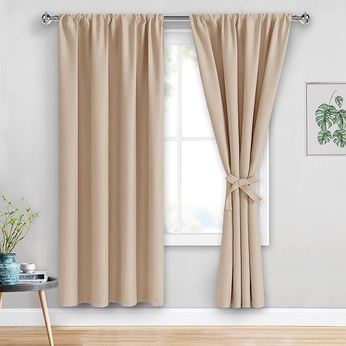 JIUZHEN Blackout Curtains for Bedroom