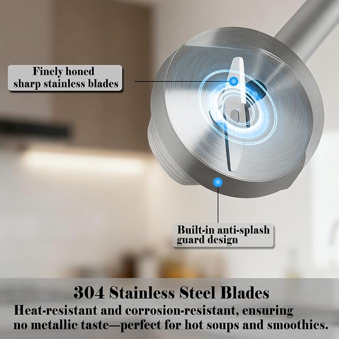 Handheld immersion Blender 11-Speed, 1000W Immersion Blender