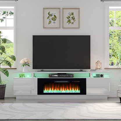 AMERLIFE Fireplace TV Stand