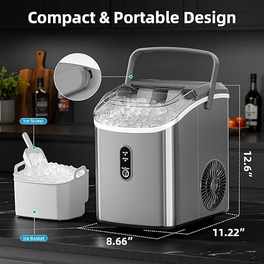 Antarctic Star Nugget Ice Maker Countertop