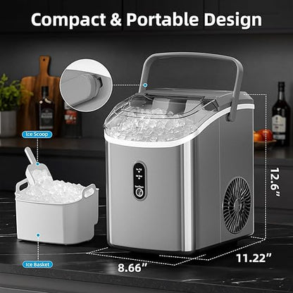 Antarctic Star Nugget Ice Maker Countertop
