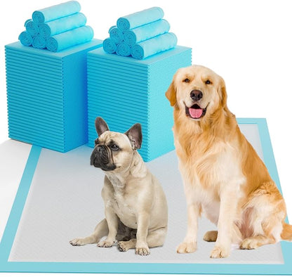 60 Count Dog Pee Pads Extra Large,32"X 36"Pet Training Pads,Disposable Pet Potty Pads Super Absorbent & Leak-Proof for House Training Cats,Rabbits,Dogs Leak-Proof Pet Pads