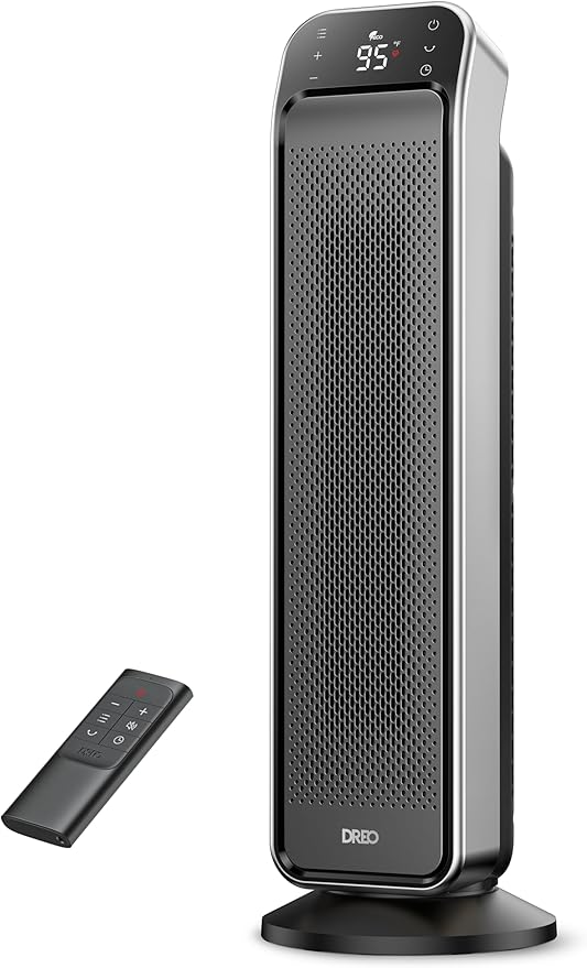 DREO Space Heater Indoor, 3 Modes, Overheating & Tip-Over Protection, Electric