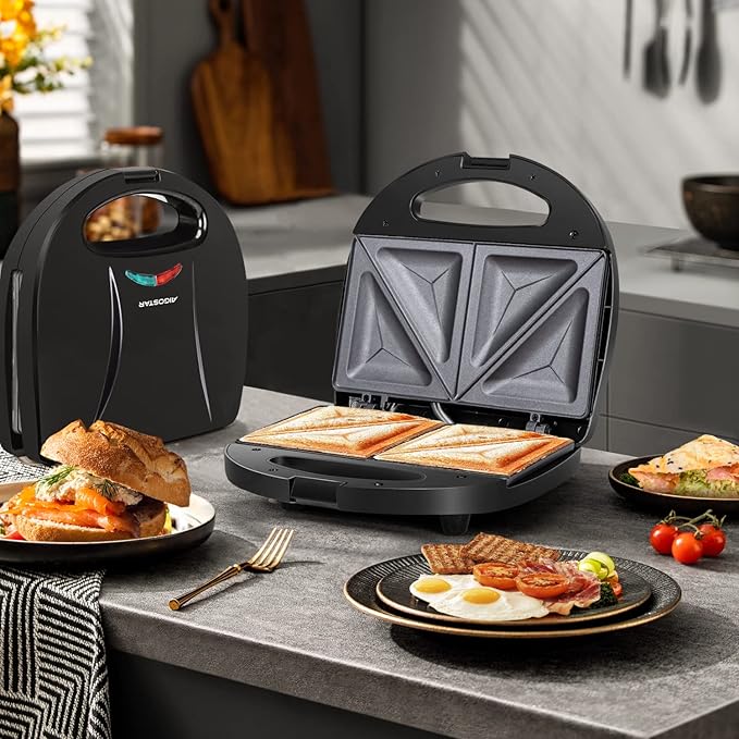 Aigostar 2in1 Sandwich Maker Panini Press Grill