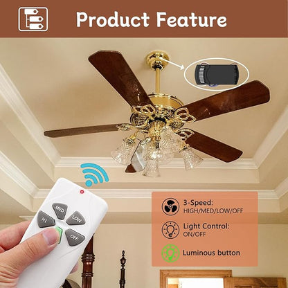 Universal Ceiling Fan Remote Control Kit, Replacement