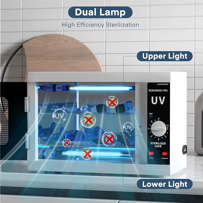 Yofuly Dual Lamp Sterilizer, 12L Large Sterilizer