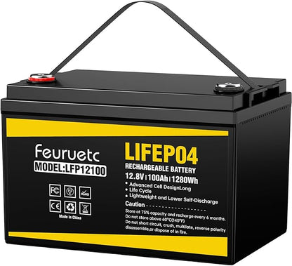 12V 100Ah LiFePO4 Battery
