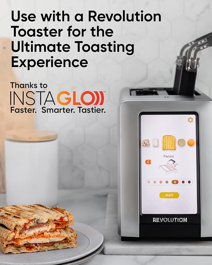 Revolution Toastie Press Conveniently Toast Delicious Grilled Cheeses,