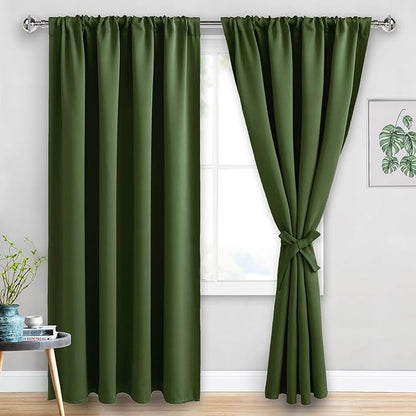 JIUZHEN Christmas Blackout Curtains