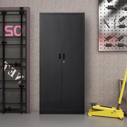 Metal Garage Storage Cabinets, 71” Tall Metal File Cabinet