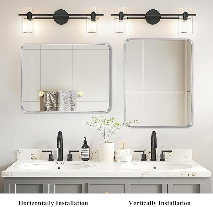 Fabuday Silver Bathroom Mirror