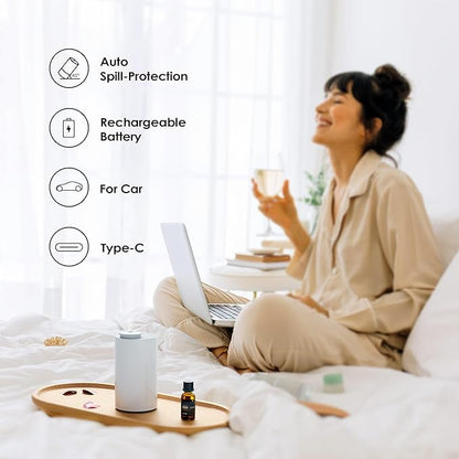 Airversa Waterless Essential Oil Diffuser Starter Kit