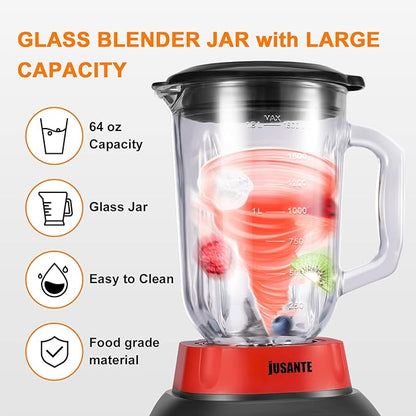 Blender, Countertop Blender for Smoothies